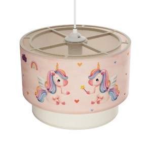 glo-204-0016-204_0016_6 GLOBOSTAR® PONY 204-0016 ΠΑΙΔΙΚΟ ΚΡΕΜΑΣΤΟ ΦΩΤΙΣΤΙΚΟ ΦΙΓΟΥΡΑ ΜΟΝΟΦΩΤΟ 1 X E27 IP20 ΡΟΖ ΥΦΑΣΜΑ - Μ30 X Π30 X Υ70CM