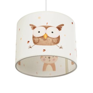 glo-204-0017-204_0017_5 GLOBOSTAR® OWL 204-0017 ΠΑΙΔΙΚΟ ΚΡΕΜΑΣΤΟ ΦΩΤΙΣΤΙΚΟ ΦΙΓΟΥΡΑ ΜΟΝΟΦΩΤΟ 1 X E27 IP20 ΛΕΥΚΟ ΥΦΑΣΜΑ - Μ28 X Π28 X Υ70CM