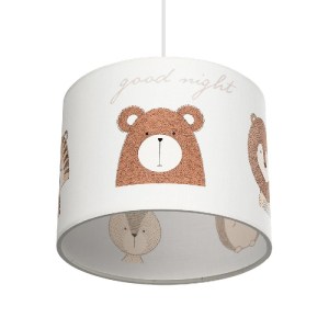 glo-204-0018-204_0018_5 GLOBOSTAR® BEAR 204-0018 ΠΑΙΔΙΚΟ ΚΡΕΜΑΣΤΟ ΦΩΤΙΣΤΙΚΟ ΦΙΓΟΥΡΑ ΜΟΝΟΦΩΤΟ 1 X E27 IP20 ΛΕΥΚΟ ΥΦΑΣΜΑ - Μ28 X Π28 X Υ70CM