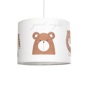 glo-204-0018-9505c3_204_0018_0 GLOBOSTAR® BEAR 204-0018 ΠΑΙΔΙΚΟ ΚΡΕΜΑΣΤΟ ΦΩΤΙΣΤΙΚΟ ΦΙΓΟΥΡΑ ΜΟΝΟΦΩΤΟ 1 X E27 IP20 ΛΕΥΚΟ ΥΦΑΣΜΑ - Μ28 X Π28 X Υ70CM