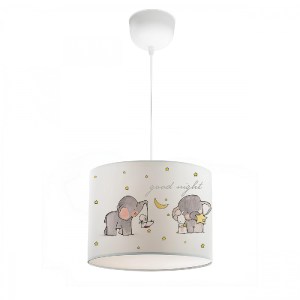 glo-204-0020-ayd_2879_0 GLOBOSTAR® ELEPHANT 204-0020 ΠΑΙΔΙΚΟ ΚΡΕΜΑΣΤΟ ΦΩΤΙΣΤΙΚΟ ΦΙΓΟΥΡΑ ΜΟΝΟΦΩΤΟ 1 X E27 IP20 ΛΕΥΚ
