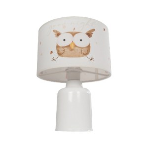 glo-204-0024-204_0024_4 GLOBOSTAR® OWL 204-0024 ΠΑΙΔΙΚΟ EΠΙΤΡΑΠΕΖΙΟ ΦΩΤΙΣΤΙΚΟ ΠΟΡΤΑΤΙΦ ΜΟΝΟΦΩΤΟ 1 X E27 IP20 ΠΟΛΥΧΡΩΜΟ ΥΦΑΣΜΑ ΜΕ ΛΕΥΚΟ ΠΛΑΣΤΙΚΟ - Μ24 X Π24 X Υ32CM