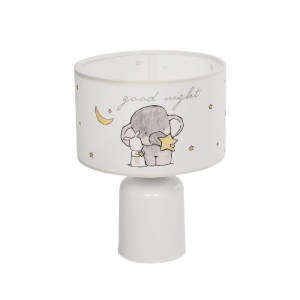glo-204-0025-204_0025_0 GLOBOSTAR® ELEPHANT 204-0025 ΠΑΙΔΙΚΟ EΠΙΤΡΑΠΕΖΙΟ ΦΩΤΙΣΤΙΚΟ ΠΟΡΤΑΤΙΦ ΜΟΝΟΦΩΤΟ 1 X E27 IP20 ΠΟΛΥΧΡΩΜΟ ΥΦΑΣΜΑ ΜΕ ΛΕΥΚΟ ΠΛΑΣΤΙΚΟ - Μ24 X Π24 X Υ32CM