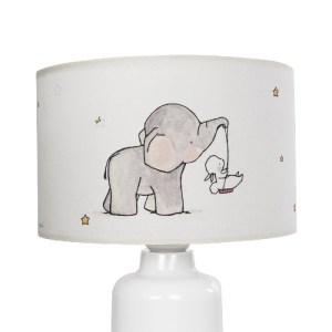 glo-204-0025-204_0025_6 GLOBOSTAR® ELEPHANT 204-0025 ΠΑΙΔΙΚΟ EΠΙΤΡΑΠΕΖΙΟ ΦΩΤΙΣΤΙΚΟ ΠΟΡΤΑΤΙΦ ΜΟΝΟΦΩΤΟ 1 X E27 IP20 ΠΟΛΥΧΡΩΜΟ ΥΦΑΣΜΑ ΜΕ ΛΕΥΚΟ ΠΛΑΣΤΙΚΟ - Μ24 X Π24 X Υ32CM