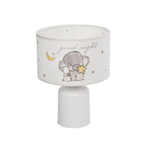 glo-204-0025-61619b_204_0025_0 GLOBOSTAR® ELEPHANT 204-0025 ΠΑΙΔΙΚΟ EΠΙΤΡΑΠΕΖΙΟ ΦΩΤΙΣΤΙΚΟ ΠΟΡΤΑΤΙΦ ΜΟΝΟΦΩΤΟ 1 X E27 IP20 ΠΟΛΥΧΡΩΜΟ ΥΦΑΣΜΑ ΜΕ ΛΕΥΚΟ ΠΛΑΣΤΙΚΟ - Μ24 X Π24 X Υ32CM