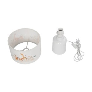 glo-204-0026-204_0026_8_ GLOBOSTAR® GIRAFFE 204-0026 ΠΑΙΔΙΚΟ EΠΙΤΡΑΠΕΖΙΟ ΦΩΤΙΣΤΙΚΟ ΠΟΡΤΑΤΙΦ ΜΟΝΟΦΩΤΟ 1 X E27 IP20 ΠΟΛΥΧΡΩΜΟ ΥΦΑΣΜΑ ΜΕ ΛΕΥΚΟ ΠΛΑΣΤΙΚΟ - Μ24 X Π24 X Υ32CM
