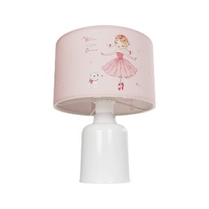 glo-204-0029-204_0029_4 GLOBOSTAR® BALLERINA 204-0029 ΠΑΙΔΙΚΟ EΠΙΤΡΑΠΕΖΙΟ ΦΩΤΙΣΤΙΚΟ ΠΟΡΤΑΤΙΦ ΜΟΝΟΦΩΤΟ 1 X E27 IP20 ΠΟΛΥΧΡΩΜΟ ΥΦΑΣΜΑ ΜΕ ΛΕΥΚΟ ΠΛΑΣΤΙΚΟ - Μ24 X Π24 X Υ32CM