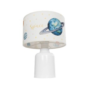 glo-204-0030-204_0030_4 GLOBOSTAR® SATURN 204-0030 ΠΑΙΔΙΚΟ EΠΙΤΡΑΠΕΖΙΟ ΦΩΤΙΣΤΙΚΟ ΠΟΡΤΑΤΙΦ ΜΟΝΟΦΩΤΟ 1 X E27 IP20 ΠΟΛΥΧΡΩΜΟ ΥΦΑΣΜΑ ΜΕ ΛΕΥΚΟ ΠΛΑΣΤΙΚΟ - Μ24 X Π24 X Υ32CM