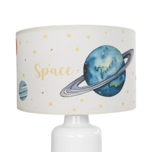glo-204-0030-204_0030_6 GLOBOSTAR® SATURN 204-0030 ΠΑΙΔΙΚΟ EΠΙΤΡΑΠΕΖΙΟ ΦΩΤΙΣΤΙΚΟ ΠΟΡΤΑΤΙΦ ΜΟΝΟΦΩΤΟ 1 X E27 IP20 ΠΟΛΥΧΡΩΜΟ ΥΦΑΣΜΑ ΜΕ ΛΕΥΚΟ ΠΛΑΣΤΙΚΟ - Μ24 X Π24 X Υ32CM
