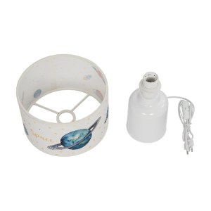 glo-204-0030-204_0030_8 GLOBOSTAR® SATURN 204-0030 ΠΑΙΔΙΚΟ EΠΙΤΡΑΠΕΖΙΟ ΦΩΤΙΣΤΙΚΟ ΠΟΡΤΑΤΙΦ ΜΟΝΟΦΩΤΟ 1 X E27 IP20 ΠΟΛΥΧΡΩΜΟ ΥΦΑΣΜΑ ΜΕ ΛΕΥΚΟ ΠΛΑΣΤΙΚΟ - Μ24 X Π24 X Υ32CM