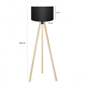 glo-204-0041-ayd_1521_2 GLOBOSTAR® SAGA 204-0041 ΜΟΝΤΕΡΝΟ EΠΙΔΑΠΕΔΙΟ ΦΩΤΙΣΤΙΚΟ ΜΟΝΟΦΩΤΟ 1 X E27 IP20 ΜΠΕΖ ΞΥΛΟ ΜΕ 