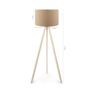 glo-204-0043-ayd_1518_2 GLOBOSTAR® SAGA 204-0043 ΜΟΝΤΕΡΝΟ EΠΙΔΑΠΕΔΙΟ ΦΩΤΙΣΤΙΚΟ ΜΟΝΟΦΩΤΟ 1 X E27 IP20 ΜΠΕΖ ΞΥΛΟ ΜΕ 