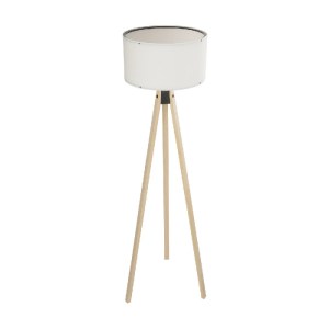 glo-204-0046-204_0046_4 GLOBOSTAR® SAGA 204-0046 ΜΟΝΤΕΡΝΟ EΠΙΔΑΠΕΔΙΟ ΦΩΤΙΣΤΙΚΟ ΜΟΝΟΦΩΤΟ 1 X E27 IP20 ΜΠΕΖ ΞΥΛΟ ΜΕ ΛΕΥΚΟ ΥΦΑΣΜΑ - Μ38 X Π38 X Υ140CM