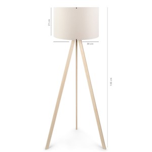 glo-204-0046-ayd_1524_2 GLOBOSTAR® SAGA 204-0046 ΜΟΝΤΕΡΝΟ EΠΙΔΑΠΕΔΙΟ ΦΩΤΙΣΤΙΚΟ ΜΟΝΟΦΩΤΟ 1 X E27 IP20 ΜΠΕΖ ΞΥΛΟ ΜΕ 