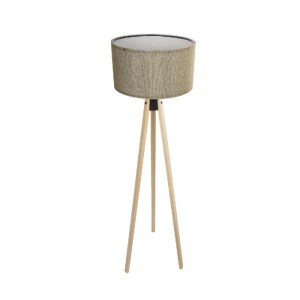 glo-204-0047-204_0047_4 GLOBOSTAR® SAGA 204-0047 ΜΟΝΤΕΡΝΟ EΠΙΔΑΠΕΔΙΟ ΦΩΤΙΣΤΙΚΟ ΜΟΝΟΦΩΤΟ 1 X E27 IP20 ΜΠΕΖ ΞΥΛΟ ΜΕ ΠΡΑΣΙΝΟ ΥΦΑΣΜΑ - Μ38 X Π38 X Υ140CM