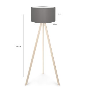glo-204-0048-ayd_3193_2 GLOBOSTAR® SAGA 204-0048 ΜΟΝΤΕΡΝΟ EΠΙΔΑΠΕΔΙΟ ΦΩΤΙΣΤΙΚΟ ΜΟΝΟΦΩΤΟ 1 X E27 IP20 ΜΠΕΖ ΞΥΛΟ ΜΕ 