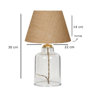 glo-204-0055-ayd_3138_3 GLOBOSTAR® TRANS 204-0055 ΜΟΝΤΕΡΝΟ EΠΙΤΡΑΠΕΖΙΟ ΦΩΤΙΣΤΙΚΟ ΜΟΝΟΦΩΤΟ 1 X E27 IP20 ΔΙΑΦΑΝΟ ΠΛΑ