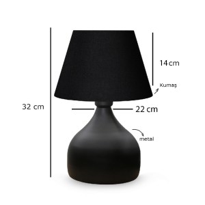 glo-204-0058-ayd_3125_3 GLOBOSTAR® PYRAMID 204-0058 ΜΟΝΤΕΡΝΟ EΠΙΤΡΑΠΕΖΙΟ ΦΩΤΙΣΤΙΚΟ ΜΟΝΟΦΩΤΟ 1 X E27 IP20 ΜΑΥΡΟ ΜΕΤ