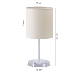 glo-204-0077-ayd_2588_2 GLOBOSTAR® GLOSSY 204-0077 ΜΟΝΤΕΡΝΟ EΠΙΤΡΑΠΕΖΙΟ ΦΩΤΙΣΤΙΚΟ ΜΟΝΟΦΩΤΟ 1 X E27 IP20 ΑΣΗΜΙ ΜΕΤΑ