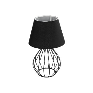 glo-204-0080-204_0080_0 GLOBOSTAR® CLASS 204-0080 ΜΟΝΤΕΡΝΟ ΕΠΙΤΡΑΠΕΖΙΟ ΦΩΤΙΣΤΙΚΟ ΠΟΡΤΑΤΙΦ ΜΕ ΝΤΟΥΙ 1 X E27 AC 220-240V IP20 - ΜΑΥΡΟ & ΜΠΕΖ - Μ22 X Π22 X Υ36CM