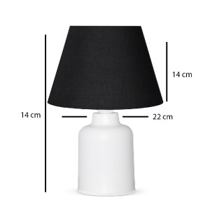 glo-204-0081-ayd_3163_3 GLOBOSTAR® CIA 204-0081 ΜΟΝΤΕΡΝΟ EΠΙΤΡΑΠΕΖΙΟ ΦΩΤΙΣΤΙΚΟ ΜΟΝΟΦΩΤΟ 1 X E27 IP20 ΛΕΥΚΟ ΠΛΑΣΤΙΚ