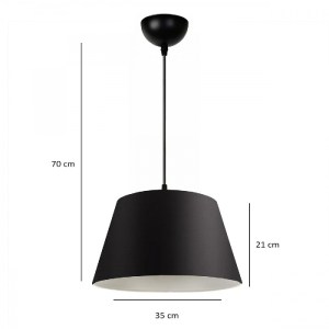 glo-204-0088-ayd_2773_3 GLOBOSTAR® TRIANGLE 204-0088 ΜΟΝΤΕΡΝΟ ΚΡΕΜΑΣΤΟ ΦΩΤΙΣΤΙΚΟ KΑΠΕΛΟ ΜΟΝΟΦΩΤΟ 1 X E27 IP20 ΜΑΥΡ