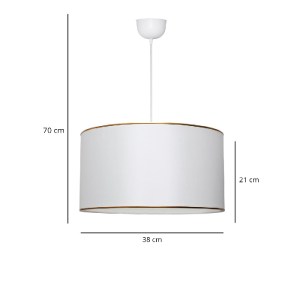 glo-204-0091-ayd_3061_2 GLOBOSTAR® LOFTY 204-0091 ΜΟΝΤΕΡΝΟ ΚΡΕΜΑΣΤΟ ΦΩΤΙΣΤΙΚΟ KΑΠΕΛΟ ΜΟΝΟΦΩΤΟ 1 X E27 IP20 ΛΕΥΚΟ Υ