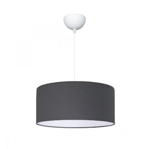 glo-204-0093-ayd_2673_0 GLOBOSTAR® LOFTY 204-0093 ΜΟΝΤΕΡΝΟ ΚΡΕΜΑΣΤΟ ΦΩΤΙΣΤΙΚΟ KΑΠΕΛΟ ΜΟΝΟΦΩΤΟ 1 X E27 IP20 ΓΚΡΙ ΥΦ