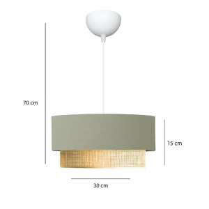 glo-204-0097-ayd_3658_2 GLOBOSTAR® BIGGIE 204-0097 ΜΟΝΤΕΡΝΟ ΚΡΕΜΑΣΤΟ ΦΩΤΙΣΤΙΚΟ KΑΠΕΛΟ ΜΟΝΟΦΩΤΟ 1 X E27 IP20 ΤΙΡΚΟΥ