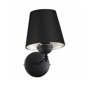glo-204-0113-ayd_2539_0 GLOBOSTAR® PAM 204-0113 ΜΟΝΤΕΡΝΟ ΕΠΙΤΟΙΧΕΙΟ ΦΩΤΙΣΤΙΚΟ AΠΛΙΚΑ ΜΟΝΟΦΩΤΟ 1 X E27 IP20 ΜΑΥΡΟ Μ