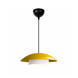 glo-204-0118-824960_204_0118_0 GLOBOSTAR® AURA 204-0118 ΜΟΝΤΕΡΝΟ ΚΡΕΜΑΣΤΟ ΦΩΤΙΣΤΙΚΟ ΚΑΜΠΑΝΑ ΜΟΝΟΦΩΤΟ 1 X E27 IP20 ΚΙΤΡΙΝΟ