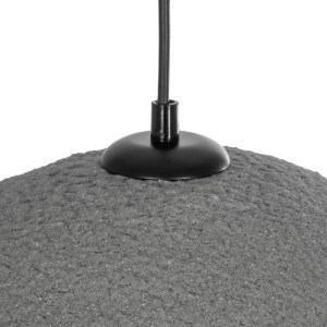 glo-204-0122-204_0122_8 GLOBOSTAR® STONE 204-0122 ΜΟΝΤΕΡΝΟ ΚΡΕΜΑΣΤΟ ΦΩΤΙΣΤΙΚΟ ΚΑΜΠΑΝΑ ΜΟΝΟΦΩΤΟ 1 X E27 IP20 ΓΚΡΙ ΣΚOΥΡΟ ΠΟΛΥΣΤΕΡΙΝΗ ΜΕ ΡΗΤΙΝΗ - Μ31.5 X Π35 X Υ26CM