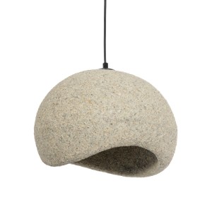 glo-204-0123-54d733_204_0123_0 GLOBOSTAR® STONE 204-0123 ΜΟΝΤΕΡΝΟ ΚΡΕΜΑΣΤΟ ΦΩΤΙΣΤΙΚΟ ΚΑΜΠΑΝΑ ΜΟΝΟΦΩΤΟ 1 X E27 IP20 ΜΠΕΖ ΠΟΛΥΣΤΕΡΙΝΗ ΜΕ ΜΠΕΖ ΡΗΤΙΝΗ - Μ31.5 X Π35 X Υ26CM