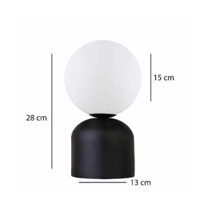 glo-204-0132-204_0132_2.webp GLOBOSTAR® MAGIC 204-0132 ΜΟΝΤΕΡΝΟ EΠΙΤΡΑΠΕΖΙΟ ΦΩΤΙΣΤΙΚΟ ΜΟΝΟΦΩΤΟ 1 X E27 IP20 ΜΑΥΡΟ ΜΕΤΑΛ