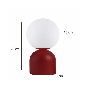 glo-204-0135-204_0135_2.webp GLOBOSTAR® MAGIC 204-0135 ΜΟΝΤΕΡΝΟ EΠΙΤΡΑΠΕΖΙΟ ΦΩΤΙΣΤΙΚΟ ΜΟΝΟΦΩΤΟ 1 X E27 IP20 ΚΟΚΚΙΝΟ ΜΕΤ