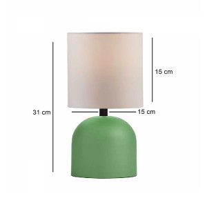 glo-204-0136-204_0136_2.webp GLOBOSTAR® LOREN 204-0136 ΜΟΝΤΕΡΝΟ EΠΙΤΡΑΠΕΖΙΟ ΦΩΤΙΣΤΙΚΟ ΜΟΝΟΦΩΤΟ 1 X E27 IP20 ΠΡΑΣΙΝΟ ΜΕΤ