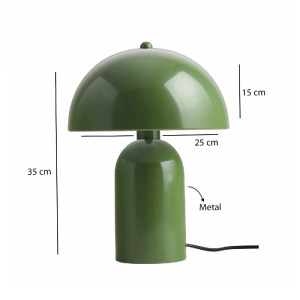 glo-204-0147-204_0147_2.webp GLOBOSTAR® GASCO 204-0147 ΜΟΝΤΕΡΝΟ EΠΙΤΡΑΠΕΖΙΟ ΦΩΤΙΣΤΙΚΟ ΜΟΝΟΦΩΤΟ 1 X E27 IP20 ΠΡΑΣΙΝΟ ΜΕΤ