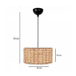 glo-204-0157-204_0157_2.webp GLOBOSTAR® POMEGRANDE 204-0157 BOHO ΚΡΕΜΑΣΤΟ ΦΩΤΙΣΤΙΚΟ KΑΠΕΛΟ ΜΟΝΟΦΩΤΟ 1 X E27 IP20 ΜΠΕΖ R