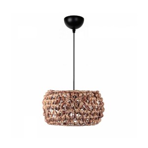 glo-204-0159-2e362e_204_0159_0 GLOBOSTAR® DARIO 204-0159 BOHO ΚΡΕΜΑΣΤΟ ΦΩΤΙΣΤΙΚΟ KΑΠΕΛΟ ΜΟΝΟΦΩΤΟ 1 X E27 IP20 ΚΑΦΕ RATTAN
