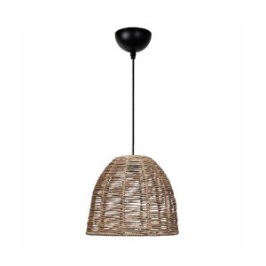 glo-204-0162-03387e_204_0162_0 GLOBOSTAR® MEKA 204-0162 BOHO ΚΡΕΜΑΣΤΟ ΦΩΤΙΣΤΙΚΟ ΚΑΜΠΑΝΑ ΜΟΝΟΦΩΤΟ 1 X E27 IP20 ΚΑΦΕ ΣΧΟΙΝΙ