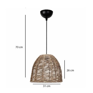 glo-204-0162-204_0162_2.webp GLOBOSTAR® MEKA 204-0162 BOHO ΚΡΕΜΑΣΤΟ ΦΩΤΙΣΤΙΚΟ ΚΑΜΠΑΝΑ ΜΟΝΟΦΩΤΟ 1 X E27 IP20 ΚΑΦΕ ΣΧΟΙΝΙ