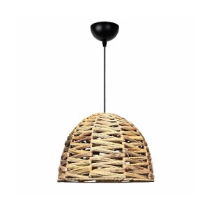 glo-204-0165-ecde87_204_0165_0 GLOBOSTAR® MEKA 204-0165 BOHO ΚΡΕΜΑΣΤΟ ΦΩΤΙΣΤΙΚΟ ΚΑΜΠΑΝΑ ΜΟΝΟΦΩΤΟ 1 X E27 IP20 ΜΠΕΖ RATTAN