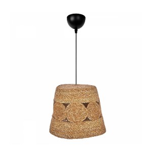 glo-204-0170-b28816_204_0170_0 GLOBOSTAR® PANIER 204-0170 BOHO ΚΡΕΜΑΣΤΟ ΦΩΤΙΣΤΙΚΟ ΚΑΜΠΑΝΑ ΜΟΝΟΦΩΤΟ 1 X E27 IP20 ΜΠΕΖ ΣΧΟΙ