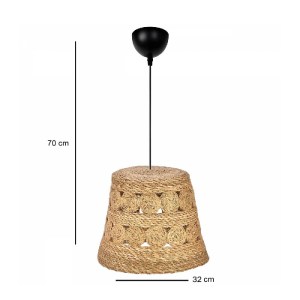 glo-204-0171-204_0171_2.webp GLOBOSTAR® PANIER 204-0171 BOHO ΚΡΕΜΑΣΤΟ ΦΩΤΙΣΤΙΚΟ ΚΑΜΠΑΝΑ ΜΟΝΟΦΩΤΟ 1 X E27 IP20 ΜΠΕΖ ΣΧΟΙ