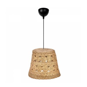 glo-204-0171-578f15_204_0171_0 GLOBOSTAR® PANIER 204-0171 BOHO ΚΡΕΜΑΣΤΟ ΦΩΤΙΣΤΙΚΟ ΚΑΜΠΑΝΑ ΜΟΝΟΦΩΤΟ 1 X E27 IP20 ΜΠΕΖ ΣΧΟΙ
