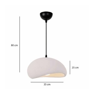 glo-204-0176-204_0176_2.webp GLOBOSTAR® STONE 204-0176 ΜΟΝΤΕΡΝΟ ΚΡΕΜΑΣΤΟ ΦΩΤΙΣΤΙΚΟ ΚΑΜΠΑΝΑ ΜΟΝΟΦΩΤΟ 1 X E27 IP20 ΛΕΥΚΗ 
