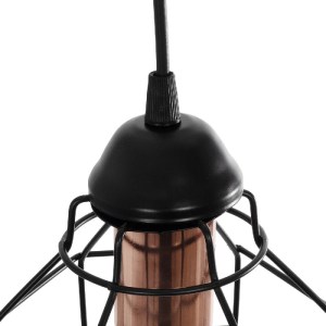 glo-204-0180-204_0180_7 GLOBOSTAR® BUR 204-0180 ΜΟΝΤΕΡΝΟ ΚΡΕΜΑΣΤΟ ΦΩΤΙΣΤΙΚΟ ΟΡΟΦΗΣ ΜΟΝΟΦΩΤΟ 1 X E27 AC 220-240V IP20 ΜΑΥΡΟ - Μ17 X Π17 X Υ23CM