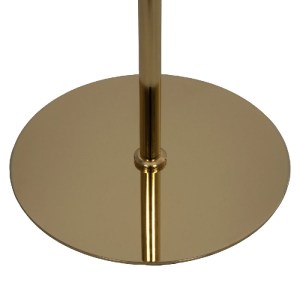 glo-204-0193-204_0193_9 GLOBOSTAR® ALES 204-0193 ΜΟΝΤΕΡΝΟ ΕΠΙΔΑΠΕΔΙΟ ΦΩΤΙΣΤΙΚΟ ΜΕ ΝΤΟΥΙ 1 X E27 AC 220-240V IP20 - ΜΑΥΡΟ & ΧΡΥΣΟ - Μ40 X Π40 X Υ150CM