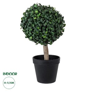 glo-20404-20404_0 GLOBOSTAR® ARTIFICIAL GARDEN BUXUS 20404 ΤΕΧΝΗΤΟ ΔΙΑΚΟΣΜΗΤΙΚΟ ΦΥΤΟ ΠΥΞΟΣ Υ35CM