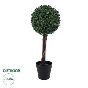 glo-20405-20405_0 GLOBOSTAR® ARTIFICIAL GARDEN BUXUS 20405 ΤΕΧΝΗΤΟ ΔΙΑΚΟΣΜΗΤΙΚΟ ΦΥΤΟ ΠΥΞΟΣ Υ60CM